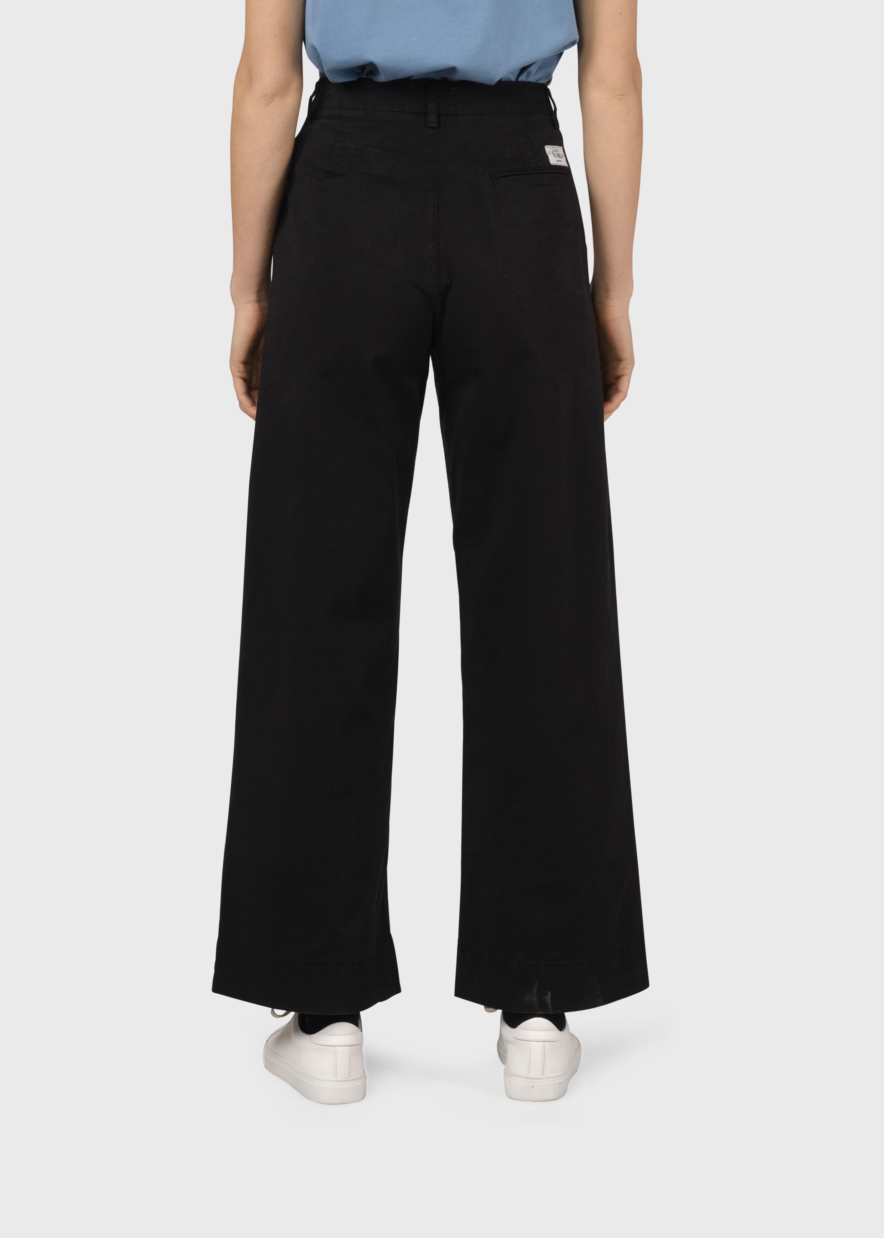 Klitmøller Lydia Pants Black Damen High Waist Hose schwarz